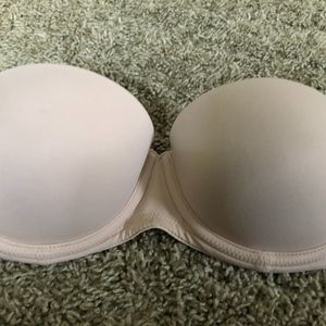Pink Strepless Bra